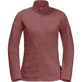 Jack Wolfskin Women's Taunus Full Zip Mineral Red Välikerrospuserot S