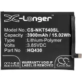 123accu Nokia 3.4 / 5.4 yhteensopiva akku 3900 mAh
