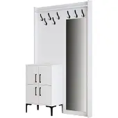 Skye Decor Eteinen setti Berlin BC - valkoinen