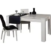 Skye Decor Jatkettava ruokapöytä Bois, valkoinen