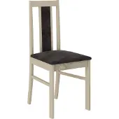 ADRK Furniture Tuoli K75, musta/hiekanvärinen