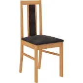ADRK Furniture Tuoli K75, ruskea/musta