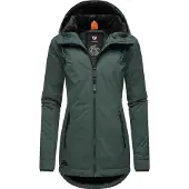 Ragwear Talvitakki 'Zuzka' tummanvihreä