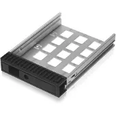 Icy Box – IB-129SSK-B, 13,3 cm (5.25"), Etupaneeli, Musta, 2.5/3.5", SATA, SATA II, SATA III, Serial Attached SCSI (SAS), Alumiini (CARRIER IB-129SSK-B)