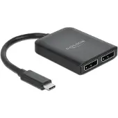 Reflecta 87754, DisplayPort, 2x DisplayPort, 3840 x 2160 pikseliä, Musta, Muovi, 4K Ultra HD
