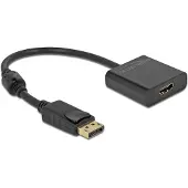 DeLOCK – Adapter DisplayPort 1.2 male to HDMI female 4K Active black (63585)