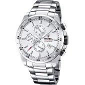 Festina Miesten kello F20463-1 Sport Hopea/Teräs Ø45 mm
