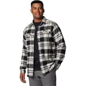 Columbia Men's Flare Gun Stretch Flannel Black River Crossing Plaid M