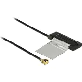 DeLOCK 86270, 2 dBi, 2.4 - 2.4835 / 5.15 - 5.875 GHz, IEEE 802.11a, IEEE 802.11ac, IEEE 802.11b, IEEE 802.11g, IEEE 802.11h, IEEE 802.11n, 50 Ω, Musta