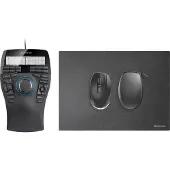 3DConnexion SpaceMouse Enterprise Kit 2 -langaton ergonominen hiiri, musta