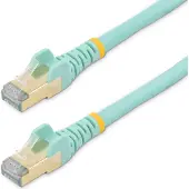 StarTech.com STP Cat6a suojattu laitekaapeli, 1m, aqua