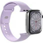 Puro ICON - Elastinen hihna Apple Watchille 38/40/41 mm (S/M & M/L) (Tech Lavender)