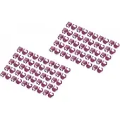 Digitus A-CC-MG, Värikoodiklipsi, Magenta, Polyvinyylikloridi (PVC), Cat5e/6, 100 kpl, 100 mm