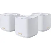 Asus ZenWiFi XD4 Plus AX1800 3 Pack White, Valkoinen, Sisäinen, Verkkoreititin, Teho, 445,93 m², Kaksitaajuus (2,4 GHz/5 GHz) (90IG07M0-MO3C40)