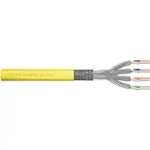 Digitus CAT 7A S-FTP INSTALLATION CABLE, 1500 MHZ DCA, AWG 22/1, 100 M RING, SX, YELLOW (DK-1743-A-VH-1)