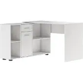 ADRK Furniture Työpöytä Eliseo, valkoinen