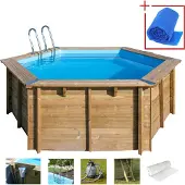 Soukous Round Wood Pool Ø400 x 119 cm uima-allas