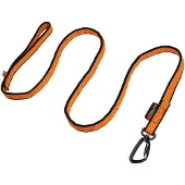 Non-Stop Dogwear Bungee Leash 2m Black/Orange Koirien valjaat ja kaulapannat 2 M