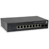 Level One GEP-1051, Hallittu, L2/L3/L4, Gigabit Ethernet (10/100/1000), Power over Ethernet -tuki, Telineasennus