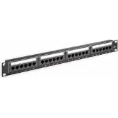 Pro CAT 6 19 tuuman (48,3 cm) Patch Panel, 24 porttia