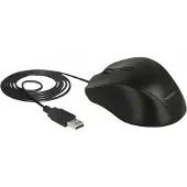 DeLOCK 12548, Vasenkätinen, Optinen, USB A-tyyppi, 2400 DPI, Musta