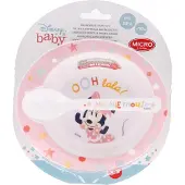 Licens Minnie Mouse - Mikroaaltouunisetti (kulho ja lusikka) (Indigo Dreams)