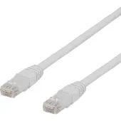 Deltaco – U/UTP Cat6a laitekaapeli, 0,5m, 500MHz, LSZH, valkoinen (TP-60VAU)