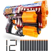 Zuru Dart heittomikään - - X-SHOT Dread - Kaksinkertaiset pyörivät kanuolat - 7 suunnittelua - Kantama 27 m