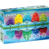 Enjoy Puzzle ENJOY Each Tree Has Its Own Colorful History 1000p palapeli