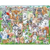 Larsen Maxi Cute and Playful Dogs 32p palapeli