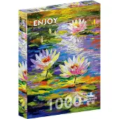 Enjoy Puzzle ENJOY Water Lilies in the Pond 1000p palapeli