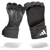 Adidas Fitness Open Back Training Gloves - Black - XS