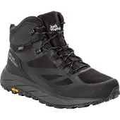 Jack Wolfskin Men's Terraventure Texapore Mid Black Retkeilykengät 43