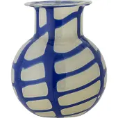 Bloomingville Kiran maljakko 19 cm. Sininen