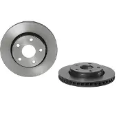 Brembo Jarrulevy 09C00311 edessä, tuuletettu, erittäin hiilihappoinen, 1 Kappale