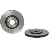 Brembo Jarrulevy 09A18521 edessä, tuuletettu, erittäin hiilihappoinen, 1 Kappale