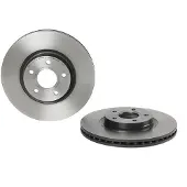 Brembo Jarrulevy 09C13811 edessä, tuuletettu, 1 Kappale