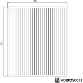 Blue Print Suodatin, sisäilma ADBP250023