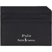 Ralph Lauren Smooth Leather-Card Case-Ccs-Sma - Black - ONE SIZE