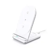 Aukey LC-A2 White Wireless Charger 2in1 USB-C