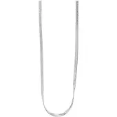 Muli Collection Thin Snake Chain Necklace Silver