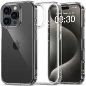 Tech-Protect iPhone 16 Pro Flexair Hybridikotelo - Läpinäkyvä