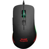 Mars Gaming MM118 Gaming Mouse with Additional Buttons / RGB / 400 - 9800 DPI / USB / Black