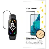 Wozinsky Full Glue Durable Full Screen Tempered Glass with Frame for Xiaomi Mi Band 8 - Black