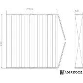 Blue Print Suodatin, sisäilma ADBP250022