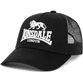 Lonsdale Lippalakki 'BLAYDON' musta / valkoinen