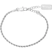 Muli Collection Rope Chain Bracelet Silver
