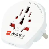 Skross – World to Europe travel adapter - Bulk (white) (1.500211C-1)