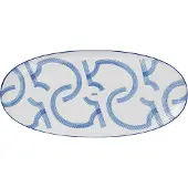 Royal Copenhagen - Motif Tarjoilukulho 37 cm Sininen/Valkoinen