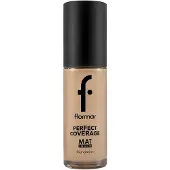 Flormar Perfect Coverage Mat Touch Foundation mattapinnan antava meikkivoide rasvoittuvalle ja sekaiholle sävy 301 Soft Beige 30 ml